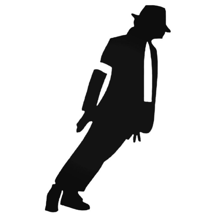 Michael Jackson Smooth Criminal Lean Stickers (2-Pack)