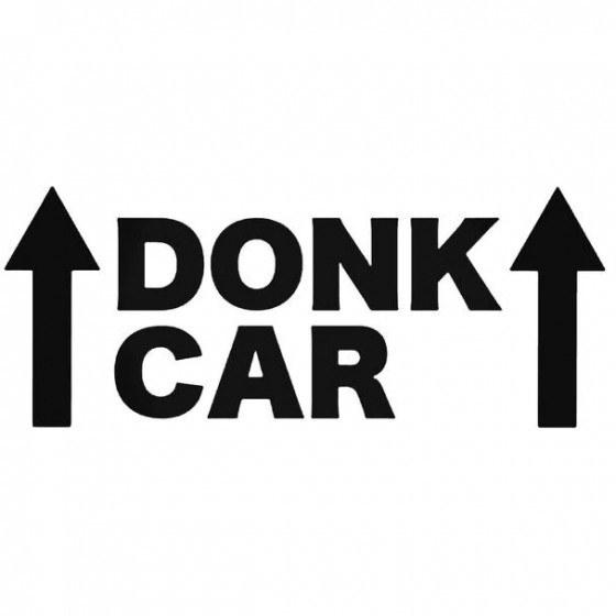Donk Car Decal Sticker