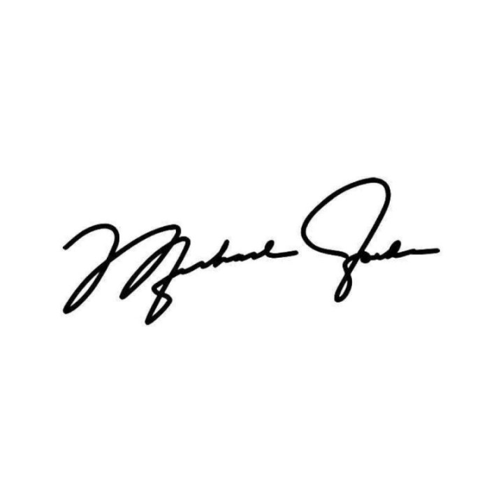 Michael Jordan Signature Stickers – MJ #23 Decals (2-Pack)