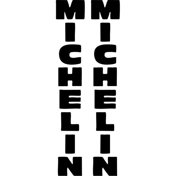 Michelin Fork Stickers – Mountain Bike Suspension Vinyl Decals (2-Pack)