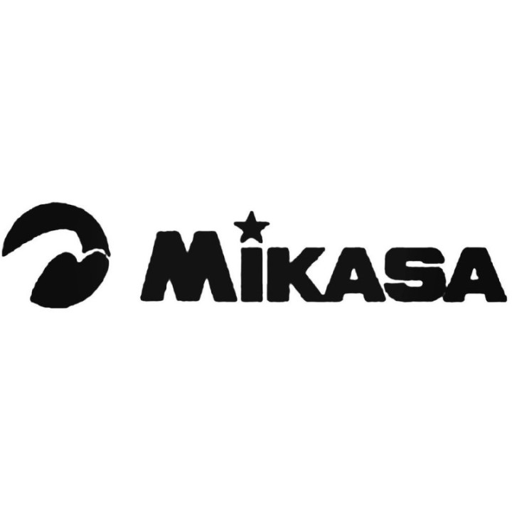 Mikasa Stickers – Volleyball Basketball Decals (2-Pack)