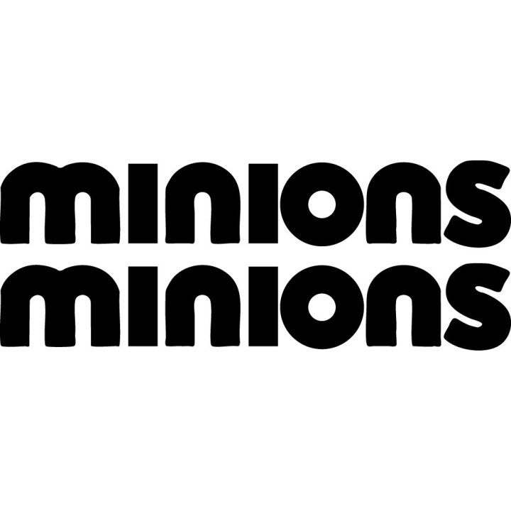 Minions Stickers – Despicable Me Decals (2-Pack)