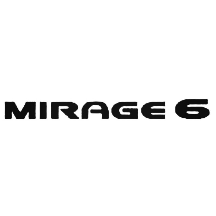 Buy Mirage 6 Decal Sticker Online