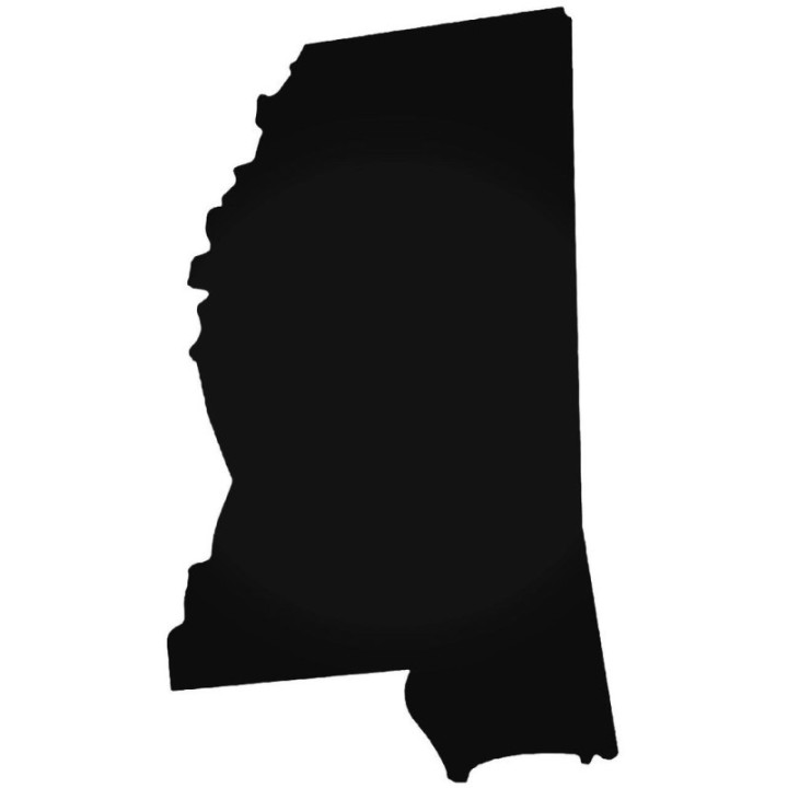 Buy Mississippi Home State Decal Sticker Online