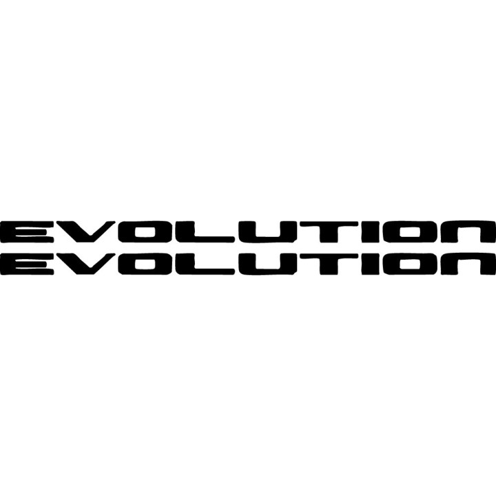 Mitsubishi Lancer Evolution Stickers – Evo IX X Decals (2-Pack)