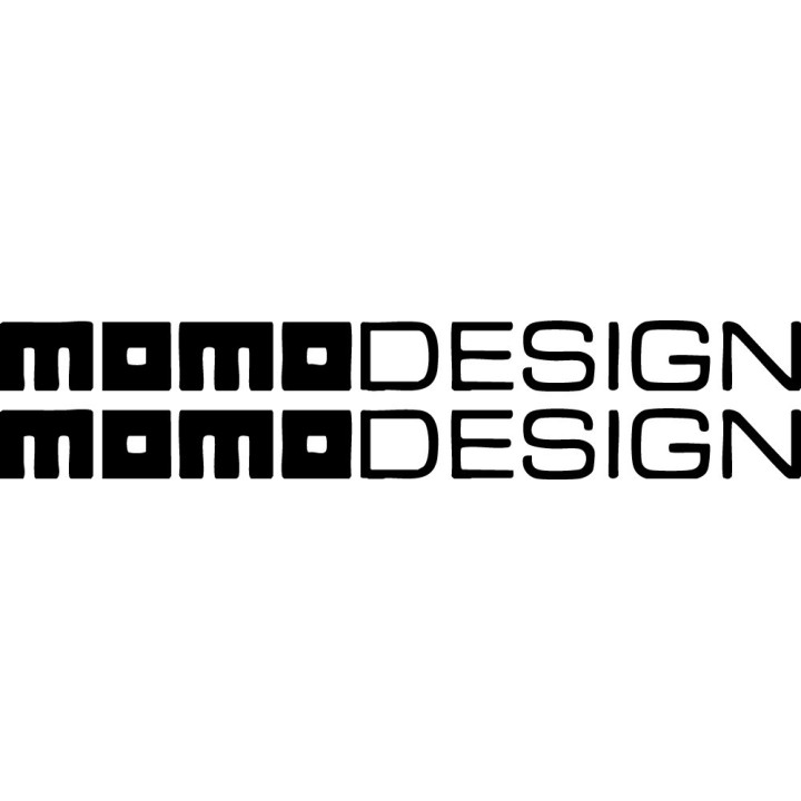 Momo Design Stickers – Motorsport Steering Wheel Helmet Decals (2-Pack)