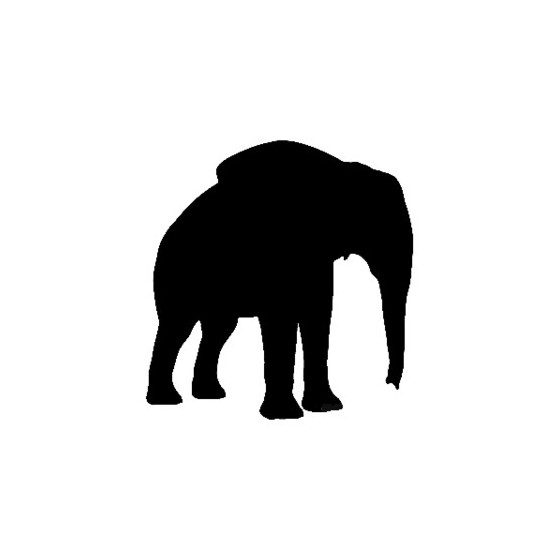 Elephant Vinyl Decal Sticker