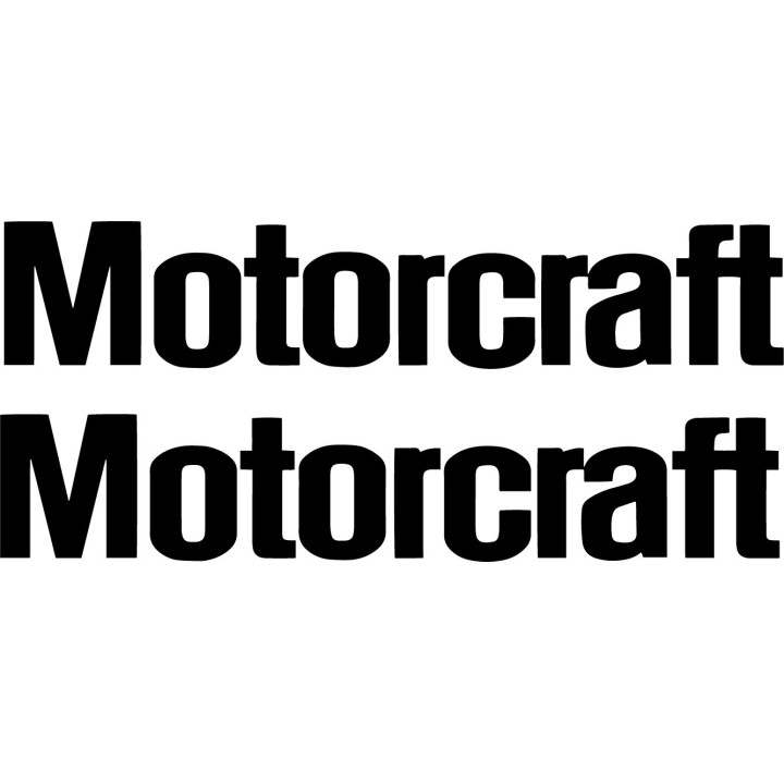 Motorcraft Stickers – Classic Ford Restoration Performance Decals (2-Pack)