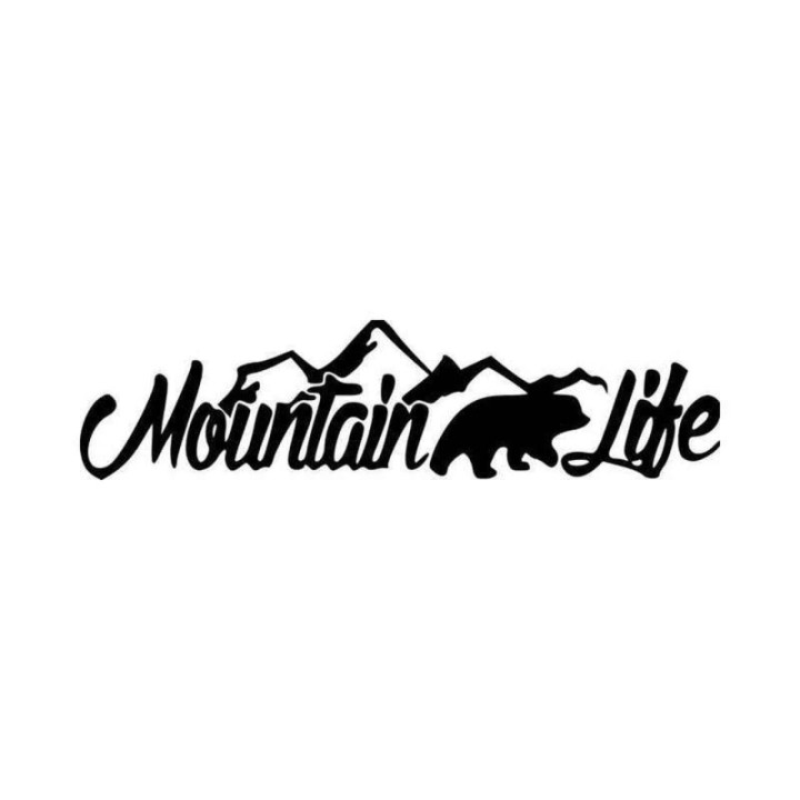 Buy Mountain Life Mountains Bear For Vinyl Decal Sticker Online