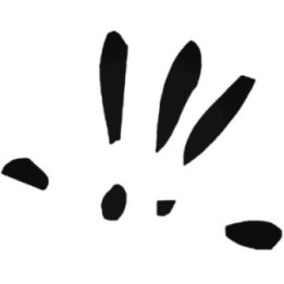 Buy Mouse Paw Print Tracks Decal Sticker Online