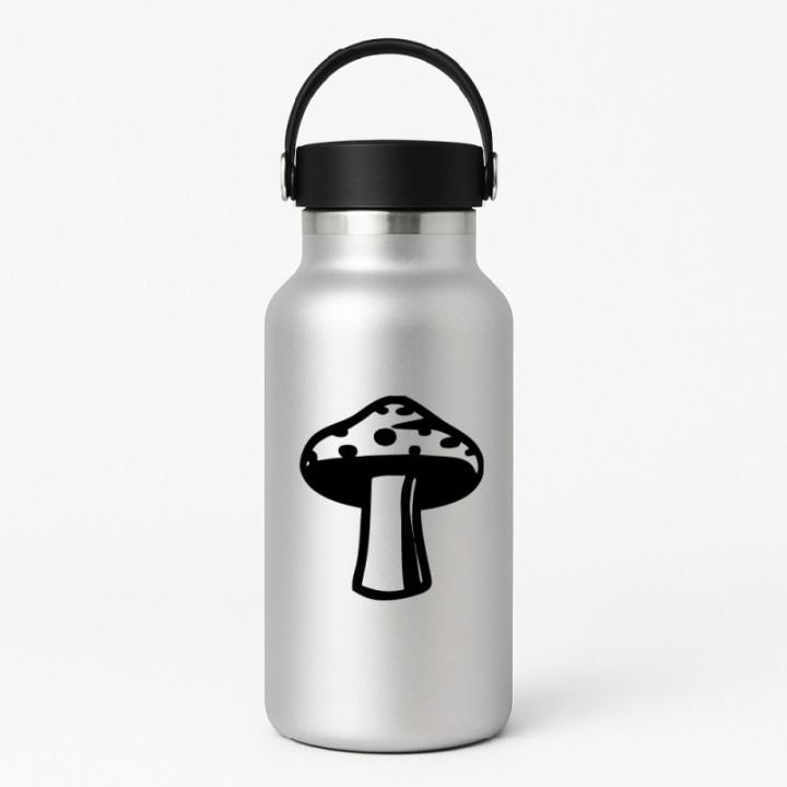Mushroom Stickers – Toadstool Fungi Nature Decals (2-Pack)