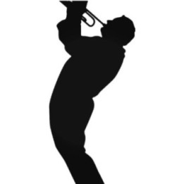Trumpet Player Stickers – Jazz Brass Musician Decals (2-Pack)
