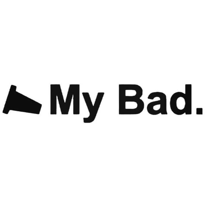 My Bad Cone Killer Stickers – Autocross Decals (2-Pack)