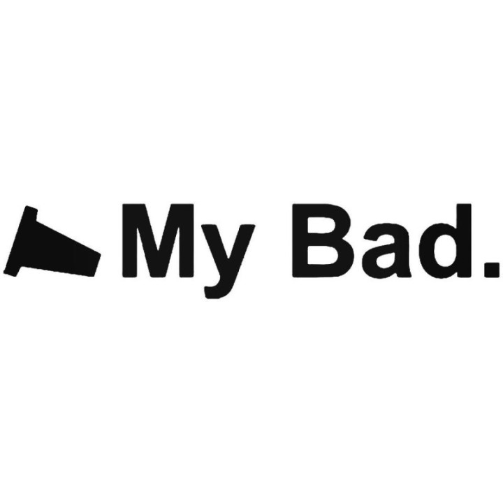 My Bad Cone Killer Stickers – Drift Car Decals (2-Pack)