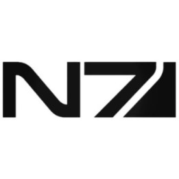 Mass Effect N7 Stickers – Shepard Gaming Decals (2-Pack)