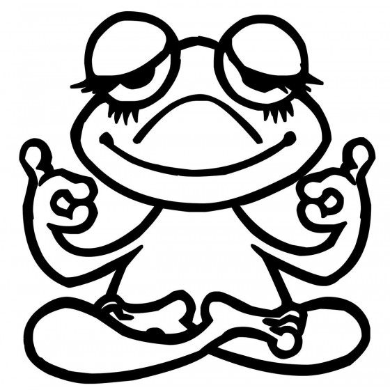 Frog Vinyl Decal Sticker V28