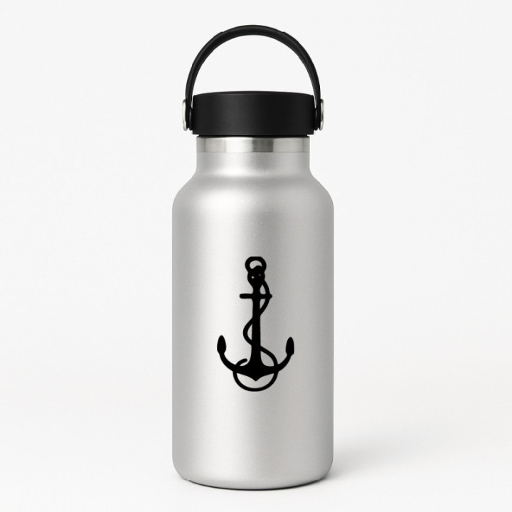 Anchor Stickers – Nautical Sailing Rope Anchor Decals (2-Pack)