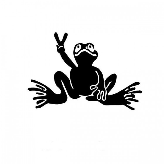 Frog Vinyl Decal Sticker V51
