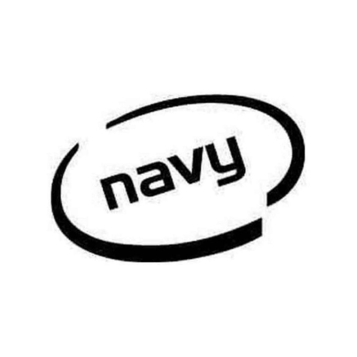 Navy Oval Stickers – USN Military Pride Decals (2-Pack)