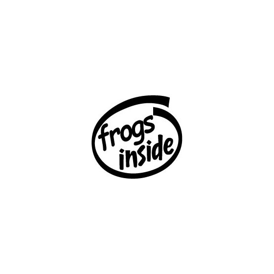 Frog Vinyl Decal Sticker V87
