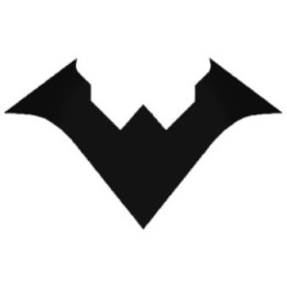 Nightwing Symbol Stickers – DC Comics Decals (2-Pack)