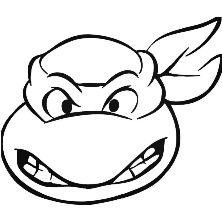 Ninja Turtles Face Stickers – TMNT Decals (2-Pack)