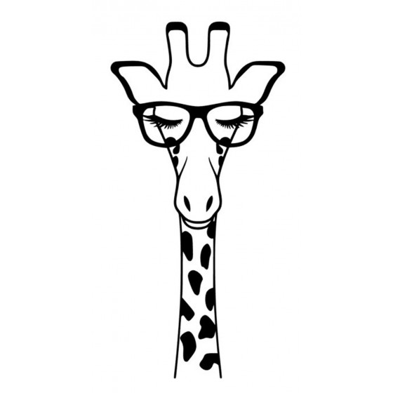 Giraffe Vinyl Decal Sticker V4