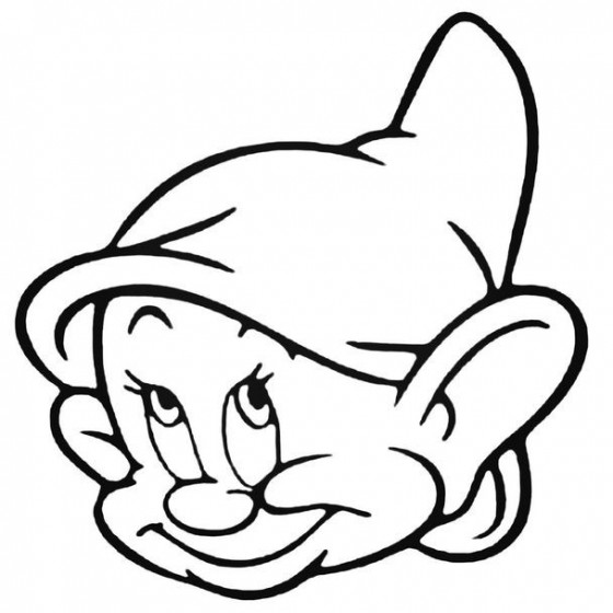 Dopey Snow White 2 Decal...