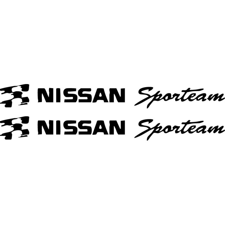 Nissan Sporteam Racing Stickers – GTR Skyline Motorsport Decals (2-Pack)