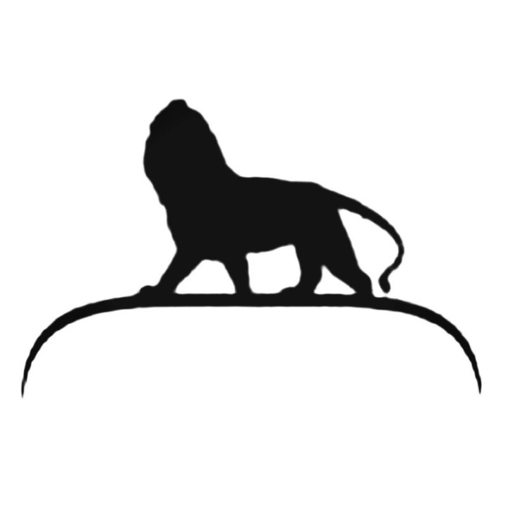 Buy Noble Lion Decal Sticker Online