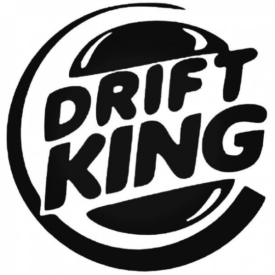 Drift King 1 Decal Sticker