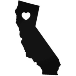 Buy Norcal Love Northern Califonia Ca Love Heart Vinyl Decal Sticker Online