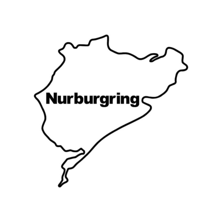 Buy Nurburgring Mod2 Vinyl Decal Sticker Online