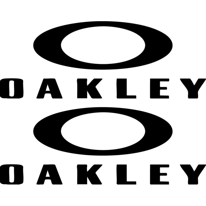 Oakley Stickers – Ski Surf Goggles Lifestyle Decals (2-Pack)