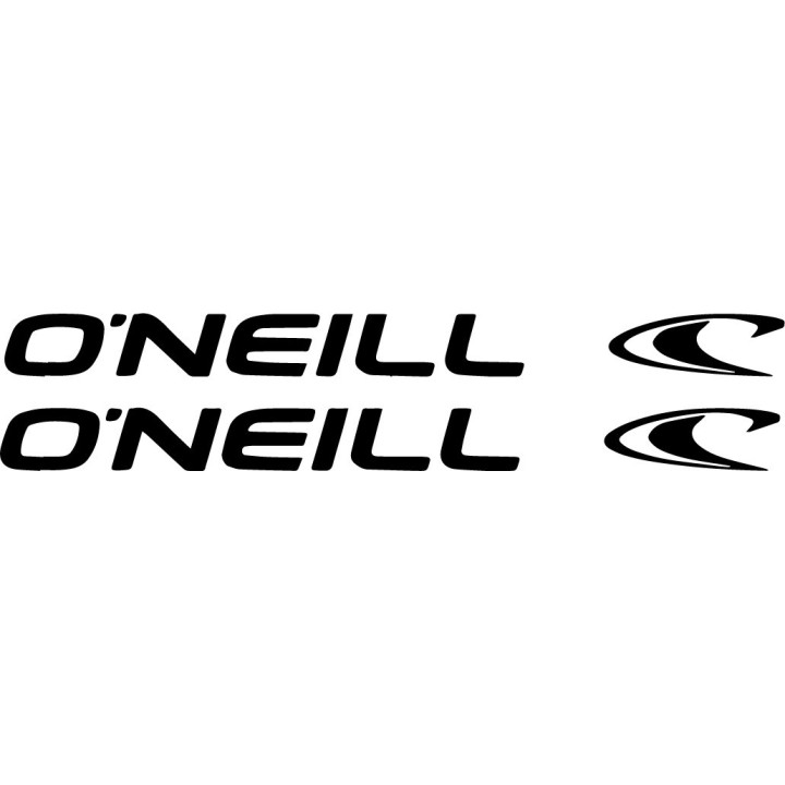 O'Neill Surfboard Logo Stickers – Surf Wetsuit Decals (2-Pack)
