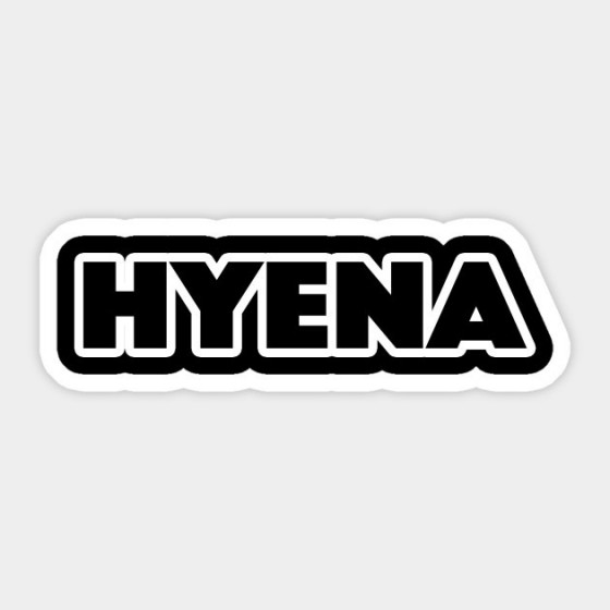 Hyena Vinyl Decal Sticker V18