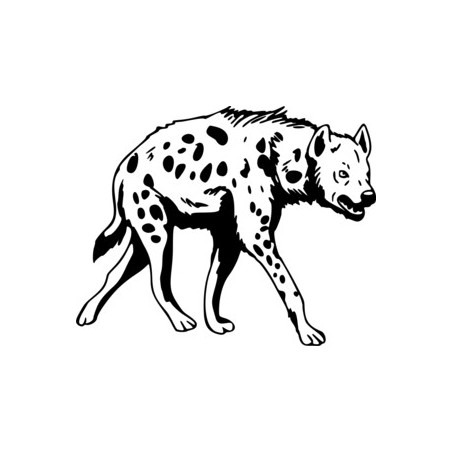 Hyena Vinyl Decal Sticker V2 - DecalsHouse