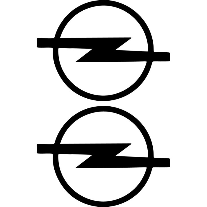 Opel Stickers – Astra Corsa Insignia Vectra Vinyl Decals (2-Pack)