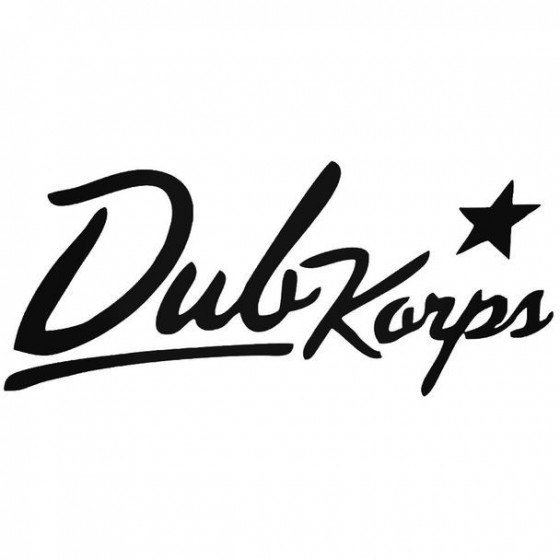 Dub Korps Decal Sticker