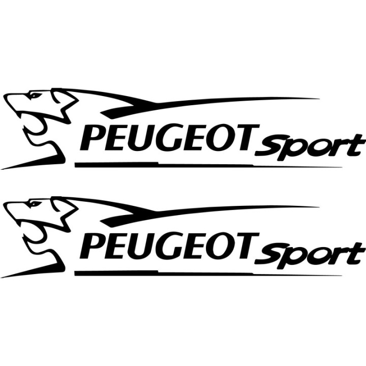 Peugeot Sport Lion Stickers – 208 GTi 106 Rallye Decals (2-Pack)