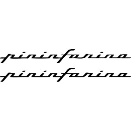 Pininfarina Stickers – Ferrari Maserati Alfa Romeo Design Decals (2-Pack)