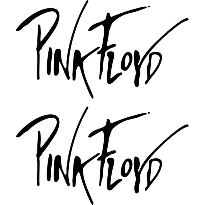 Pink Floyd Stickers – The Wall Dark Side Decals (2-Pack)