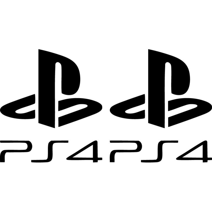 PlayStation PS4 Stickers – Gaming Console Decals (2-Pack)