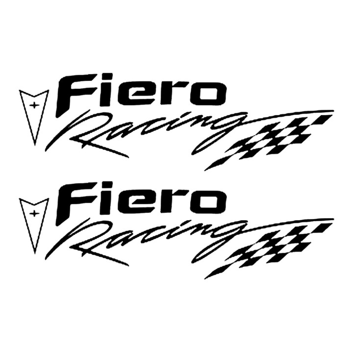 Buy Pontiac Fiero Racing Graphic Vinyl Decal Sticker Online