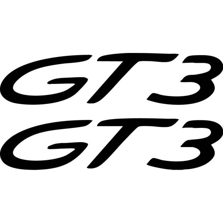 Porsche 911 GT3 Stickers - Track Legend Vinyl Decals (2-Pack)