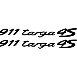 Porsche 911 Targa 4S Stickers – AWD 991 992 Vinyl Decals (2-Pack)