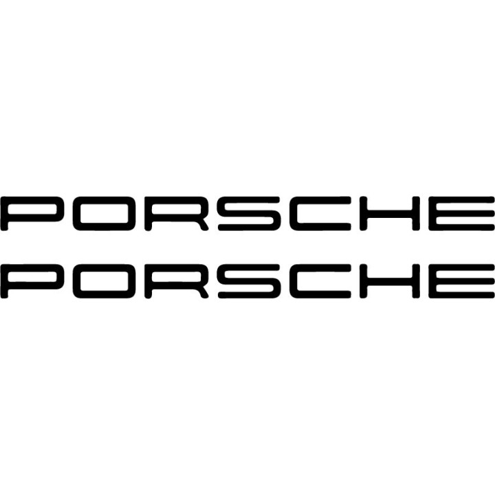 Buy Porsche Ecriture Vinyl Decal Sticker Online