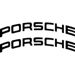 Porsche Logo Stickers – 911 Taycan Cayenne Crest Decals (2-Pack)