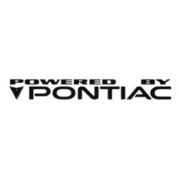 Buy Powered By Pontiac Windshield Decal Sticker Online