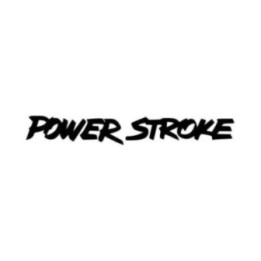 Buy Power Stroke Aftermarket Logo Graphic Vinyl Decal Sticker Online